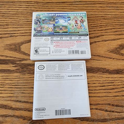 Pokemon Alpha Sapphire (Nintendo 3DS) Case & Insert Only 